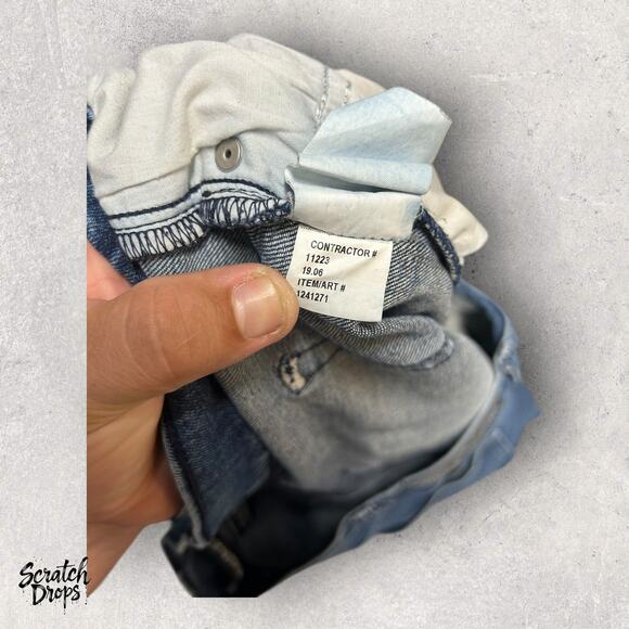 Calvin Klein Jeans Mens Distressed Blue Denim Straight Leg Vintage Fit Pants - Picture 4 of 7